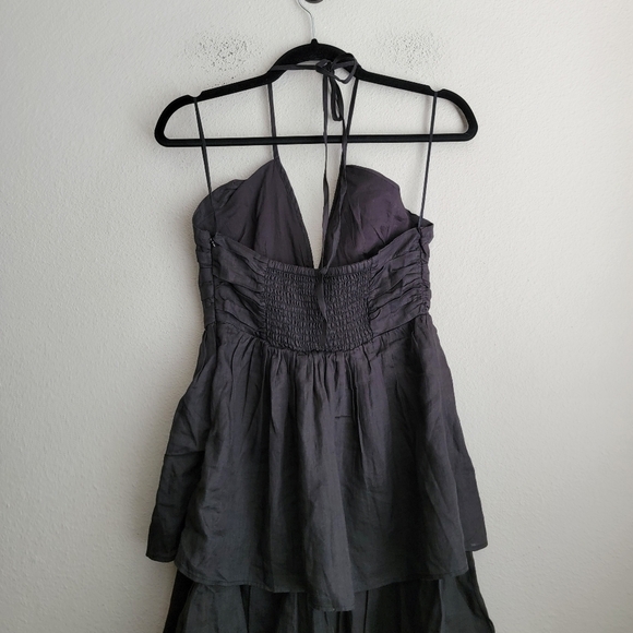 Boden Ruched Tiered Maxi Dress in Black size 6 NWT - Picture 8 of 11